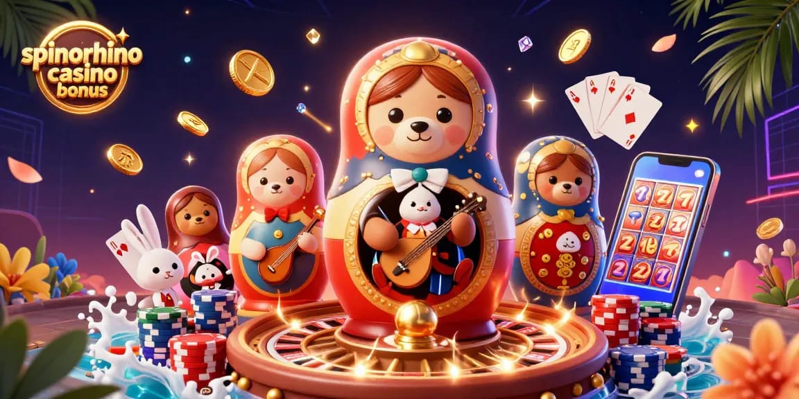 De spinorhino casino bonus biedt een aantrekkelijke gokkansomgeving met kleurrijke elementen en dynamische acties.
