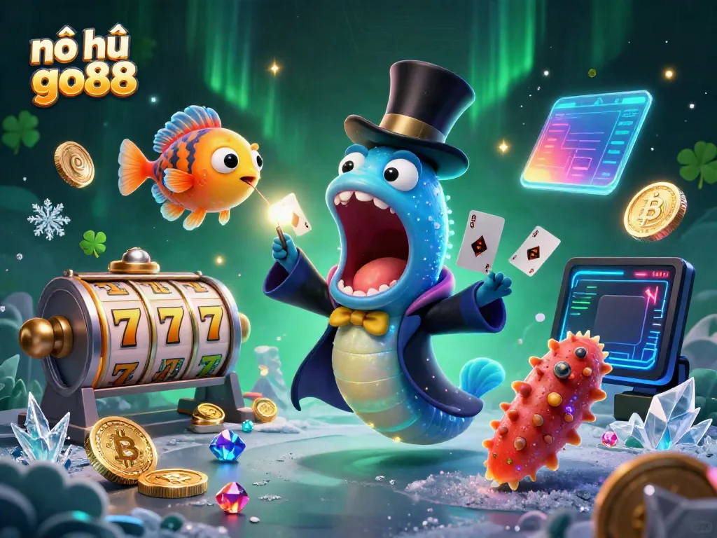 Experience the excitement of nổ hũ go88 with vibrant 3D characters and engaging game elements.