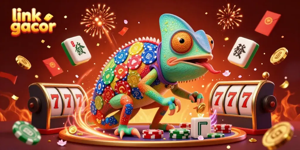 Experience the thrill of winning with the link gacor at this vibrant digital casino scene, bursting with energy.