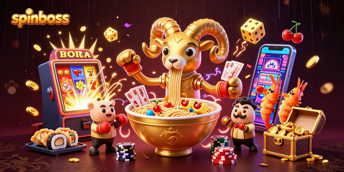 Win big at SpinBoss Casino with captivating characters and vibrant gameplay elements.